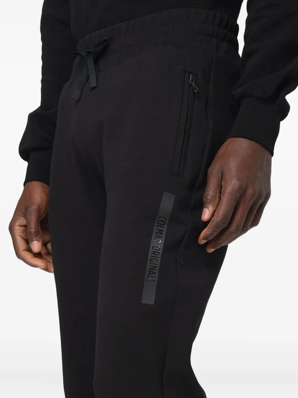 Colmar Drawsting Track Pants In Black