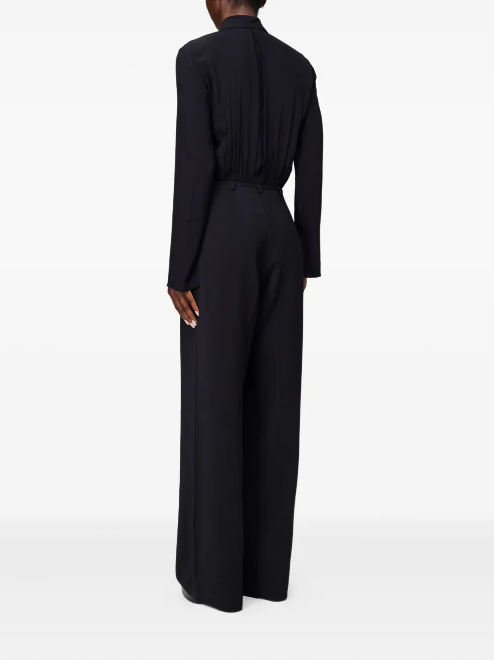 Patrizia Pepe Jumpsuit met ritssluiting - Zwart