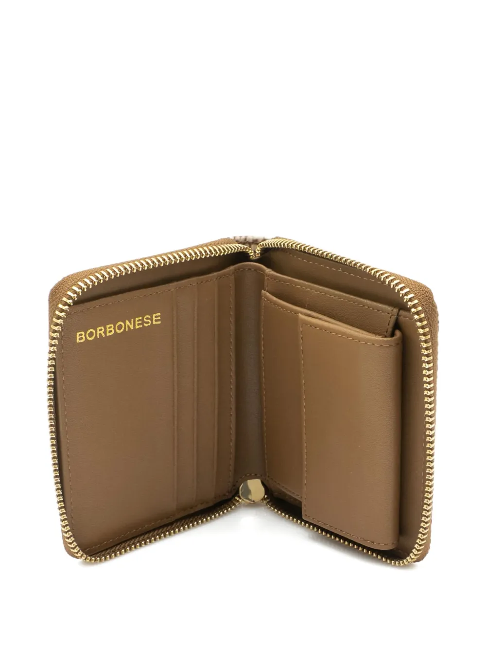  Borbonese Medium Classica Zip-around Wallet - Neutrals 
