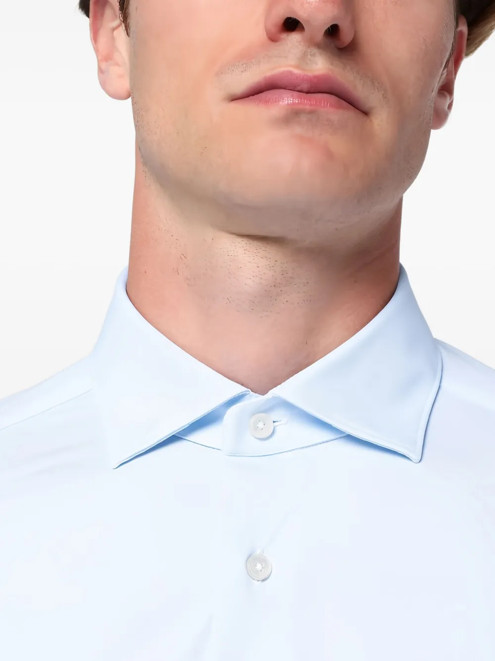 Xacus Active overhemd met knopen Blauw