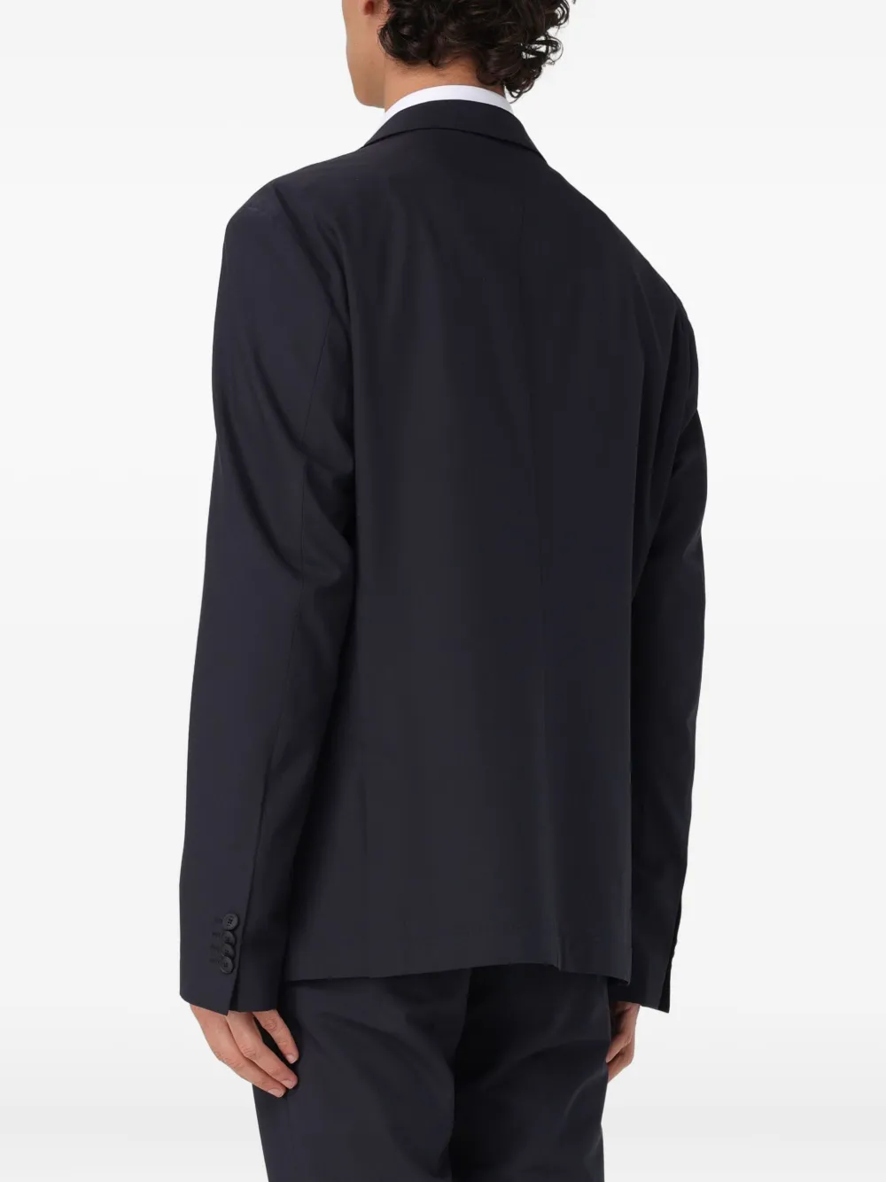 Hugo Boss Buttoned Jacket In Black