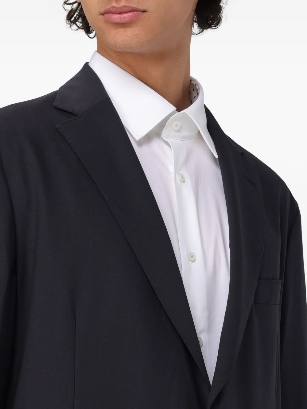 Hugo Boss Buttoned Jacket In Black
