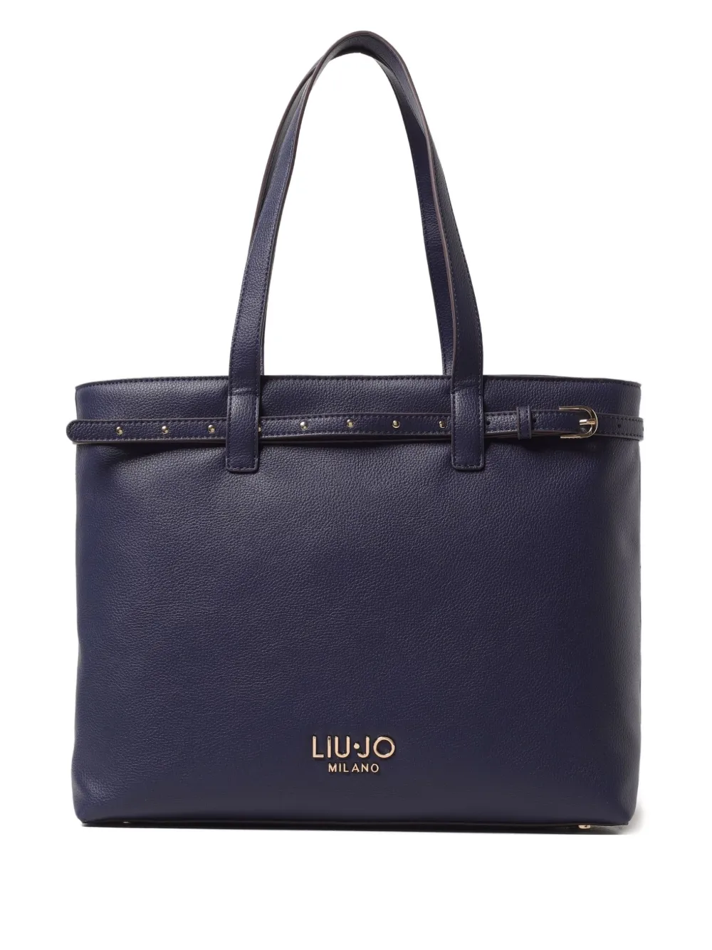 LIU JO cabas médium à détails de clous | bleu | Image 1