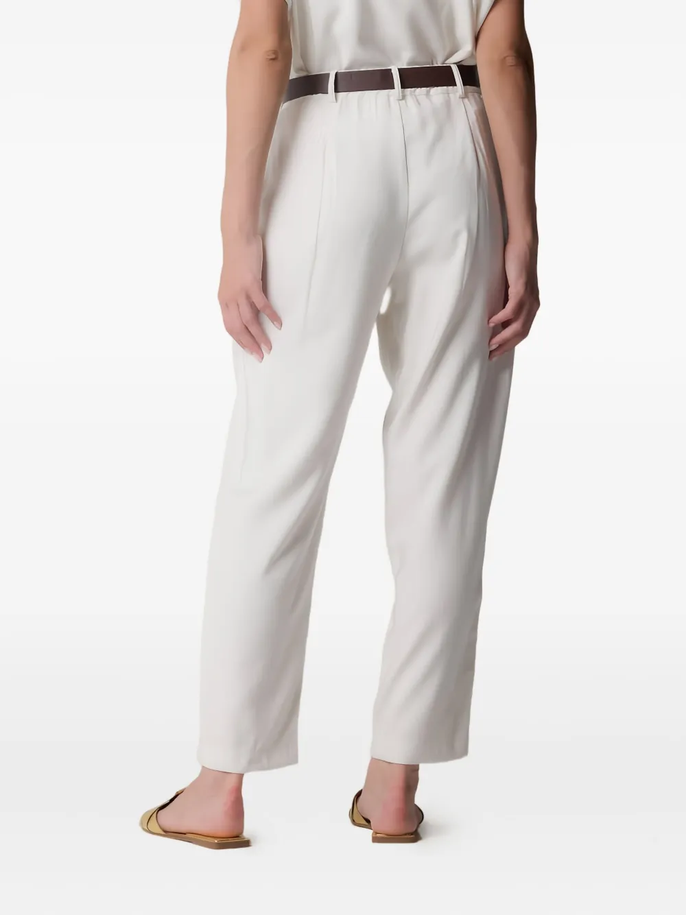Kocca Laerte Belted Trousers In White