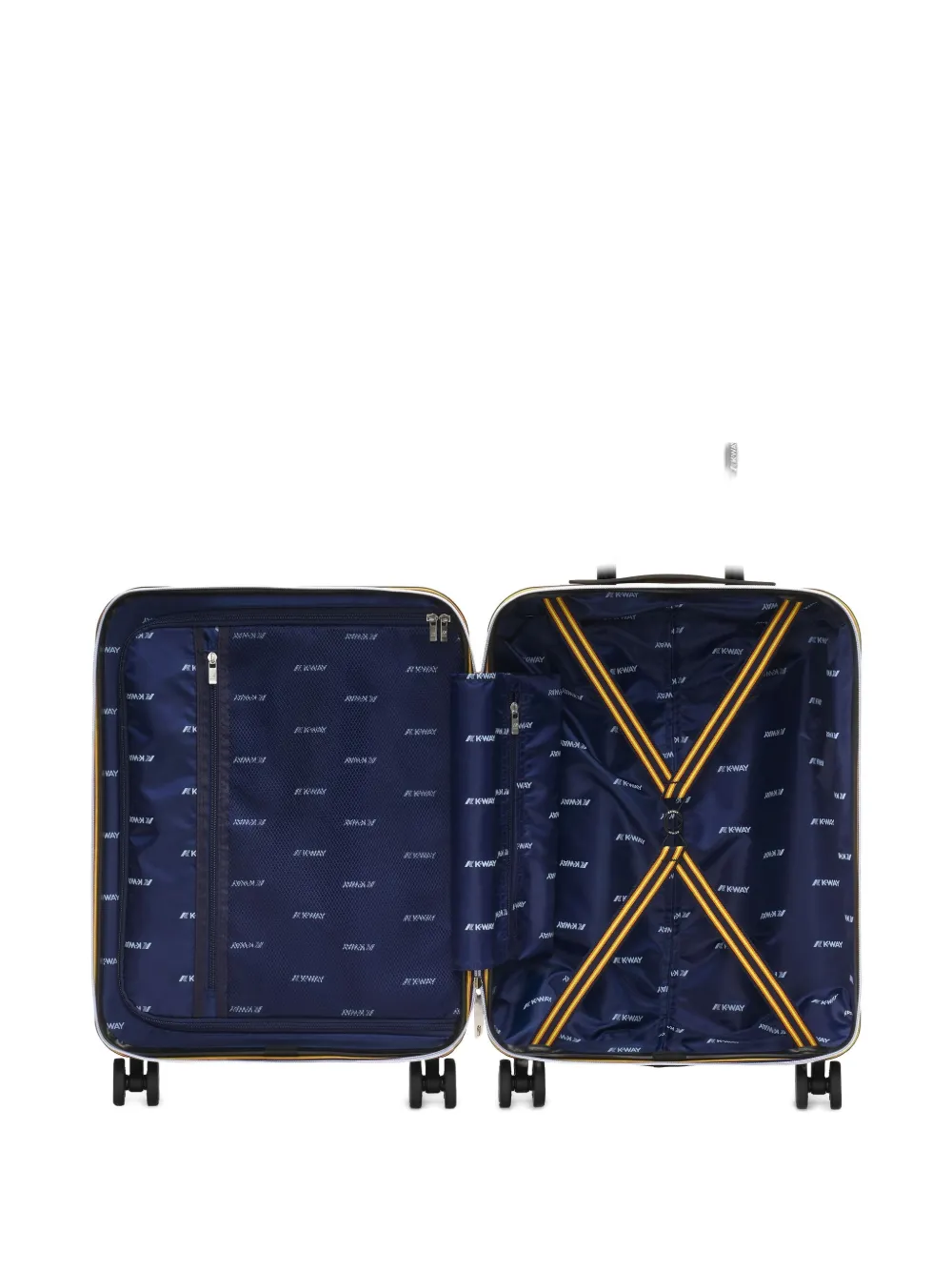 K-way Small Embossed Trolley In Gray