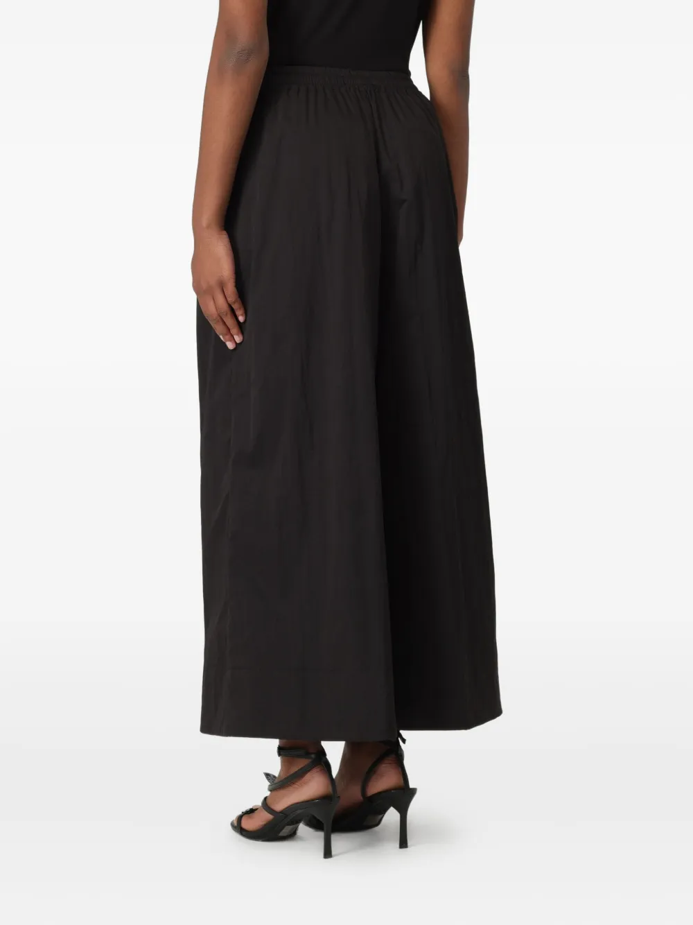 LIU JO elasticated-waistband trousers - Zwart