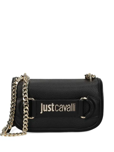 Just Cavalli bolsa crossbody con placa del logo