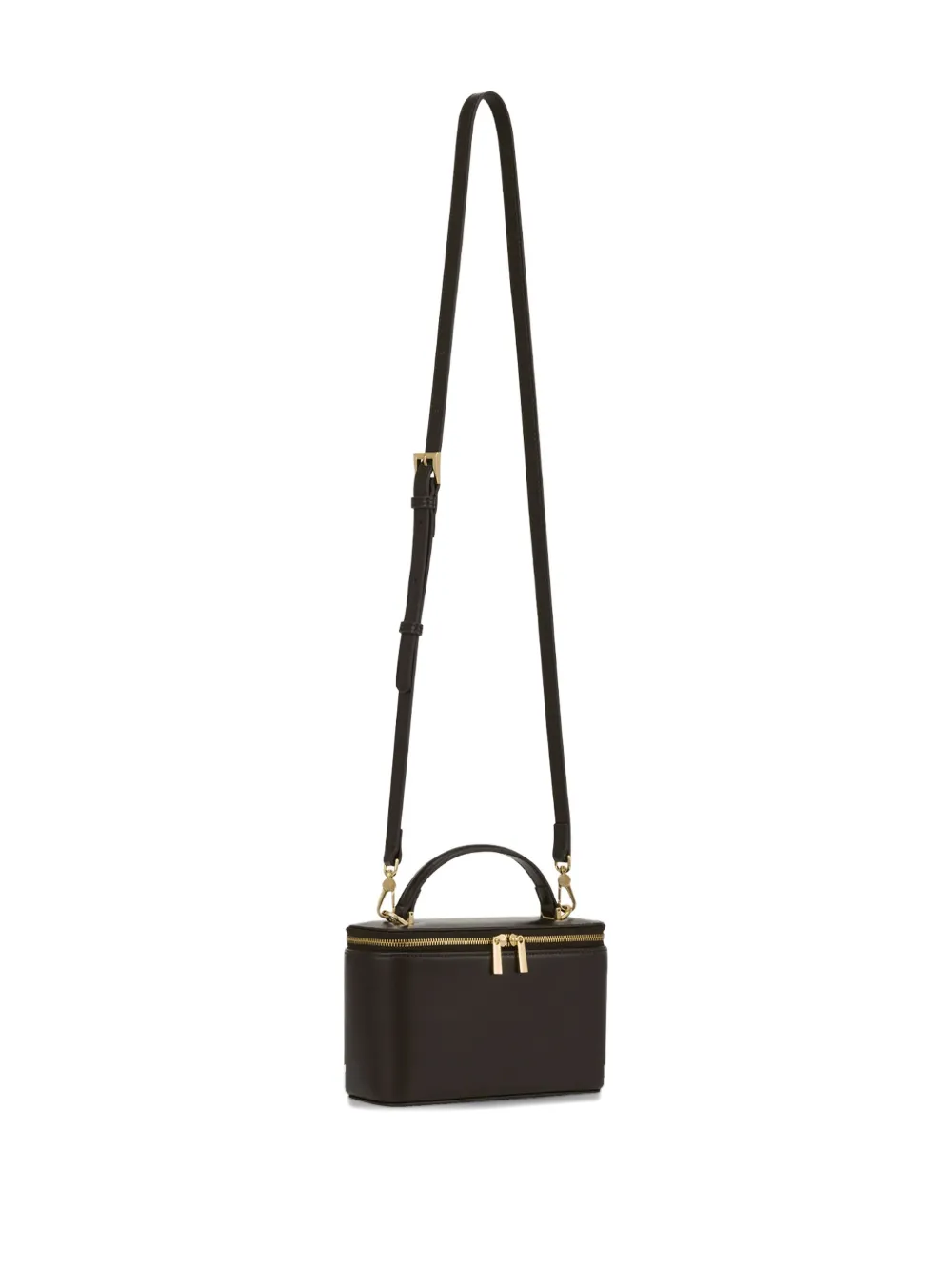Potamy Top-handle Zip Mini Bag In Brown