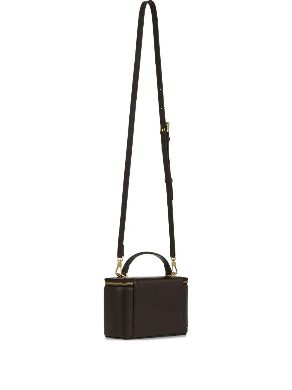 Potamy Top-handle Zip Mini Bag In Brown