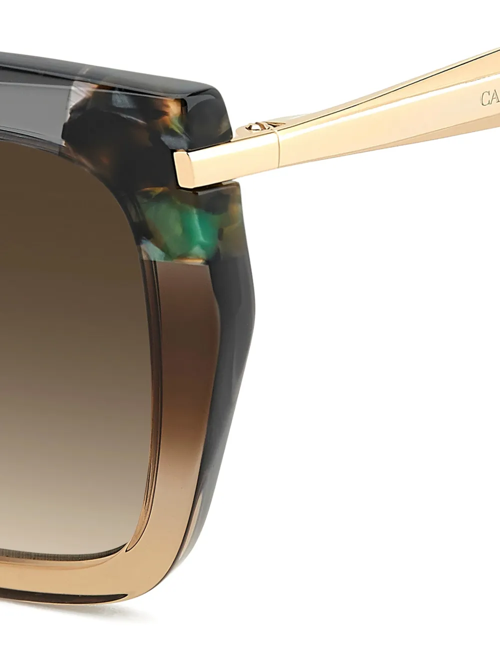 Carolina Herrera Square-frame Gradient-lenses Sunglasses In Multi