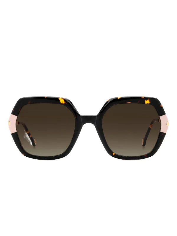Carolina Herrera Geometric-shaped Sunglasses in Black
