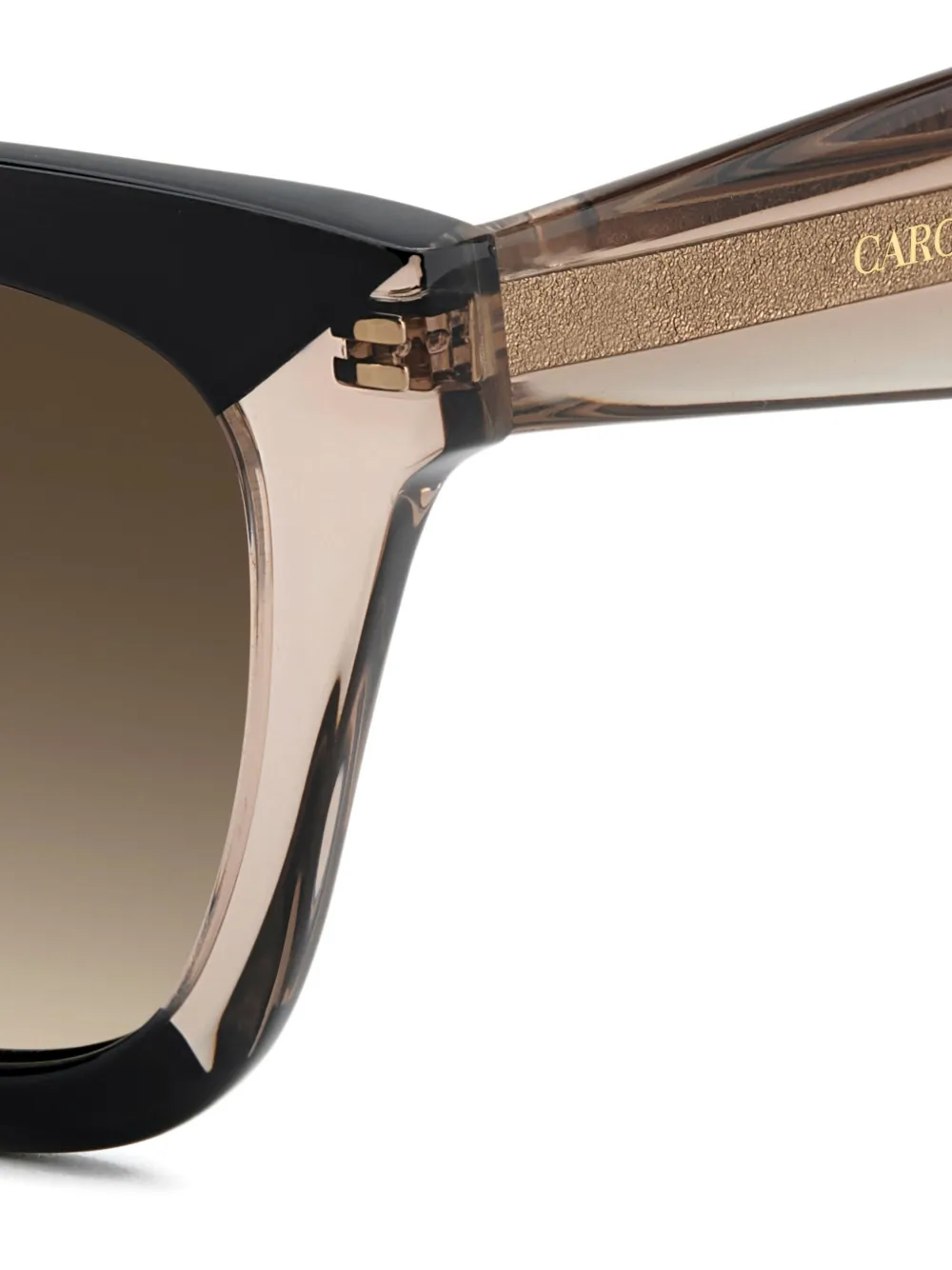 Carolina Herrera Embellished Cat-eye Sunglasses In Brown