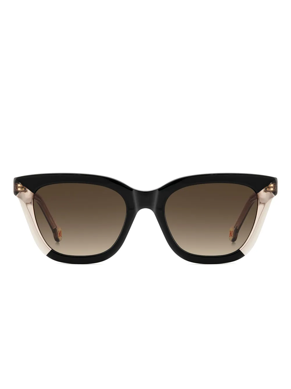 Carolina Herrera Embellished Cat-eye Sunglasses In Brown