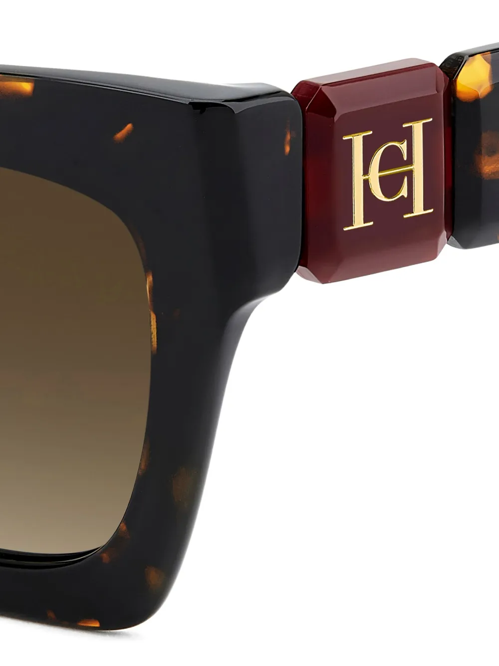  Carolina Herrera Cat-eye Speckled-effect Sunglasses - Black 