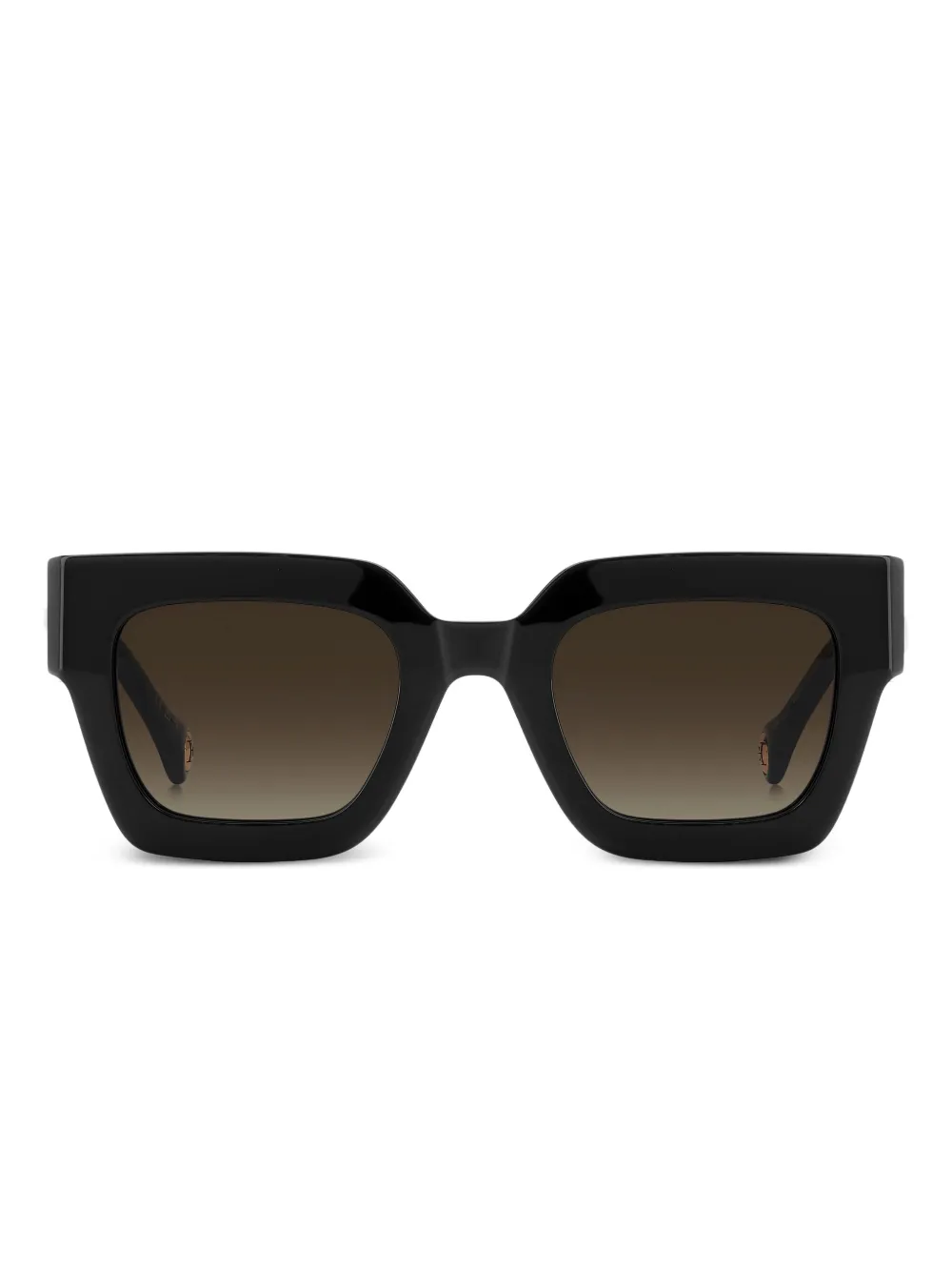 Carolina+Herrera+lunettes+de+vue+à+monture+carree+à+logo+-+Noir