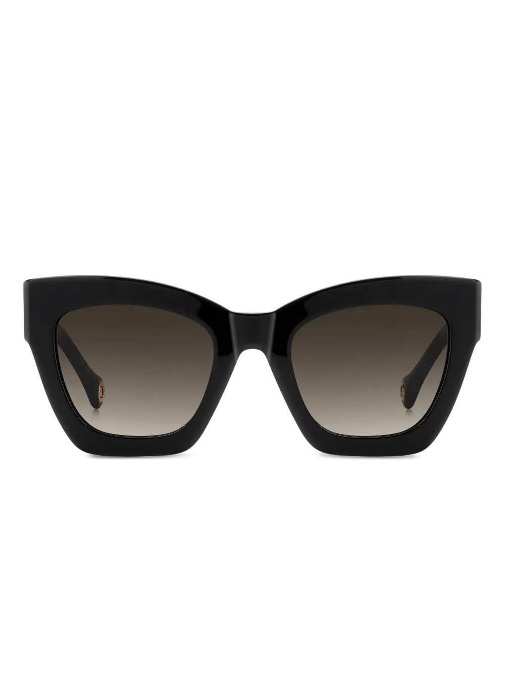 Carolina+Herrera+lunettes+de+soleil+à+monture+papillon+-+Noir