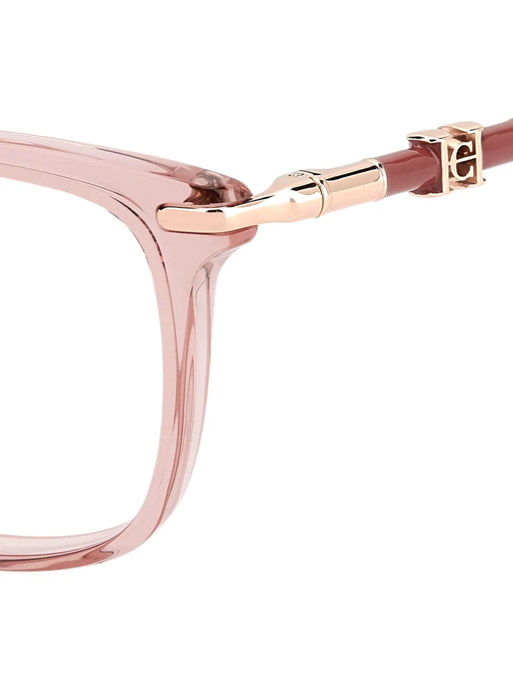 Carolina Herrera Square-frame Glasses In Brown
