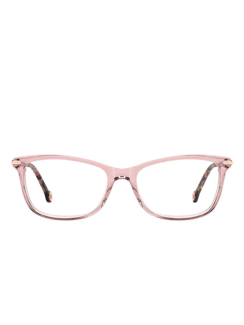 Carolina Herrera Square-frame Glasses In Brown