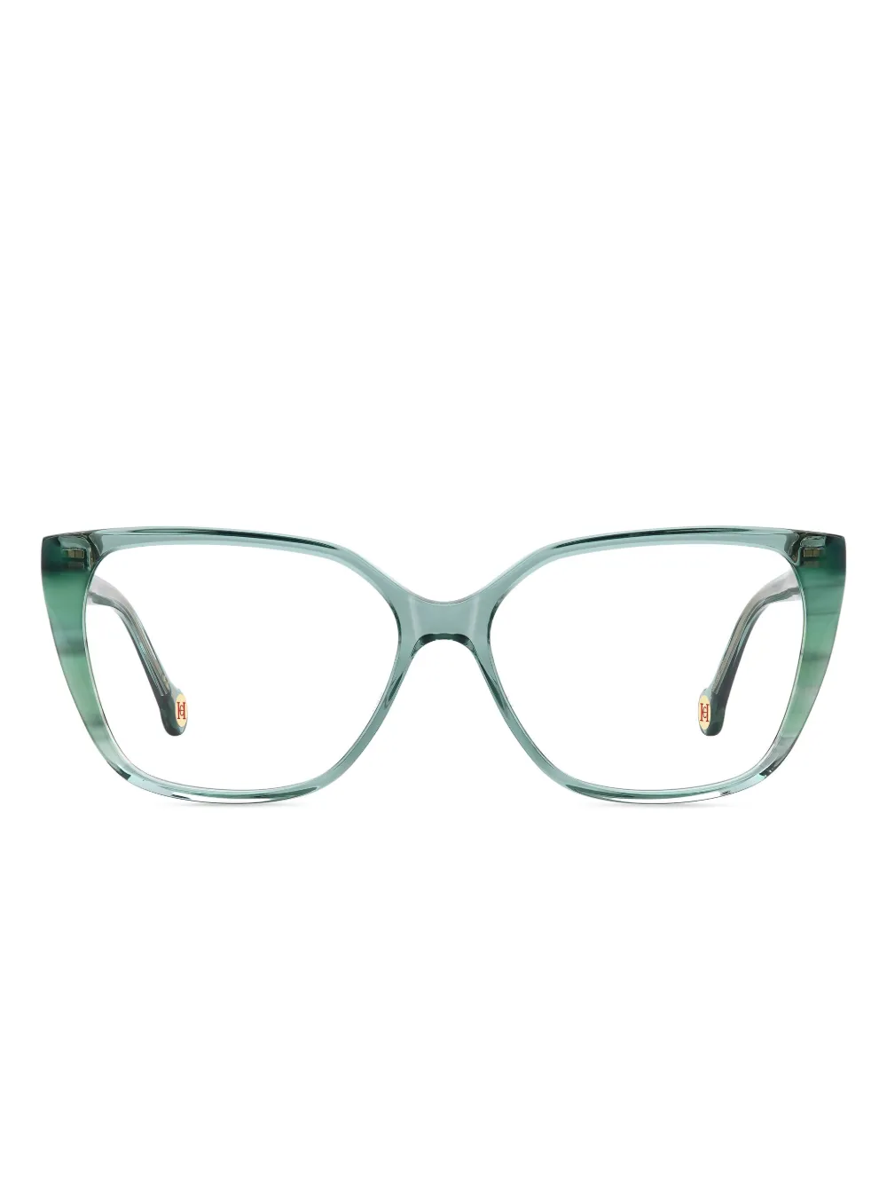 Carolina Herrera cat-eye ombre-effect glasses - Verde