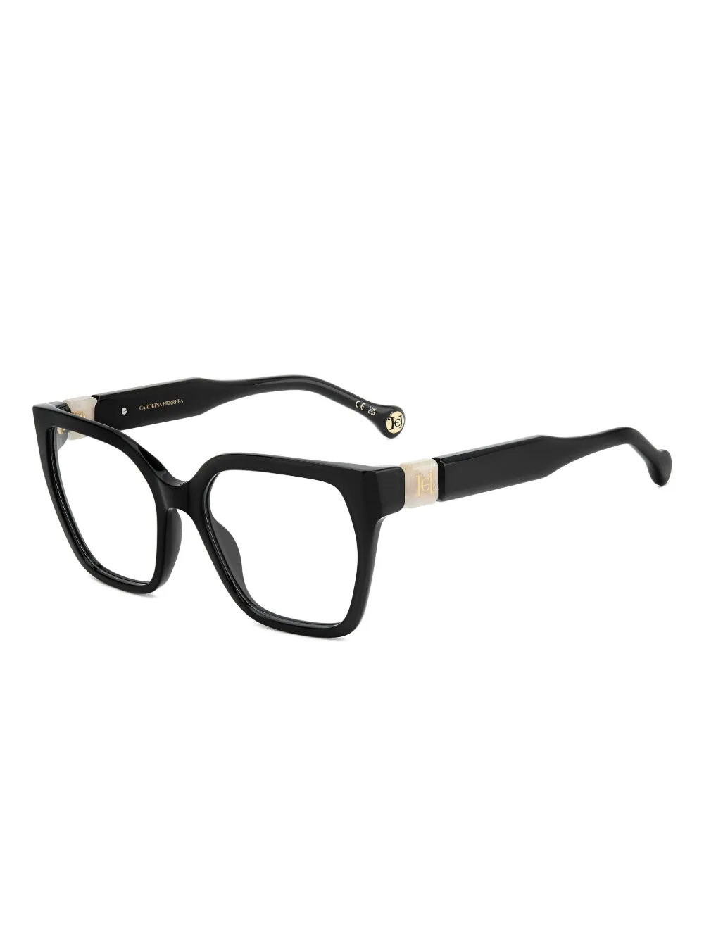 Carolina Herrera Square-frame Glasses In Black