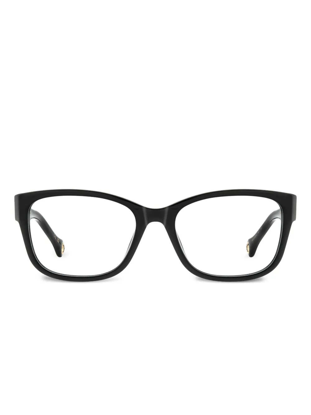 Carolina+Herrera+lunettes+de+vue+carrees+à+logo+-+Noir