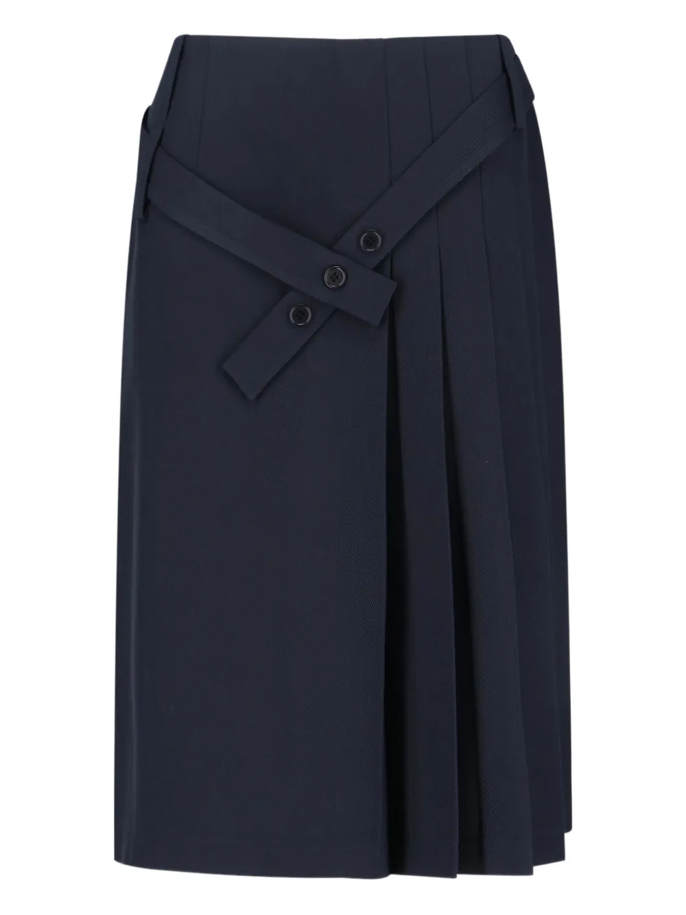 Sibel Saral pleated midi skirt | Blue | Image 1