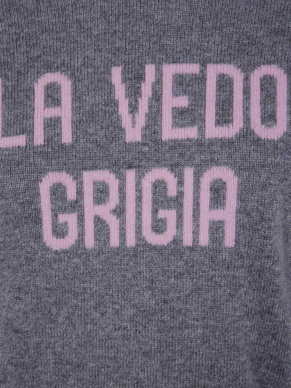 Mc2 Saint Barth La Vedo Grigia Sweater In Gray