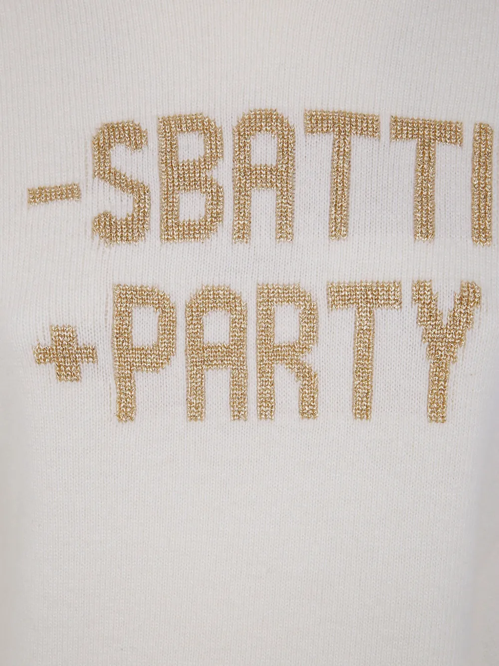 Mc2 Saint Barth Sbatti Party Sweater In Neutral