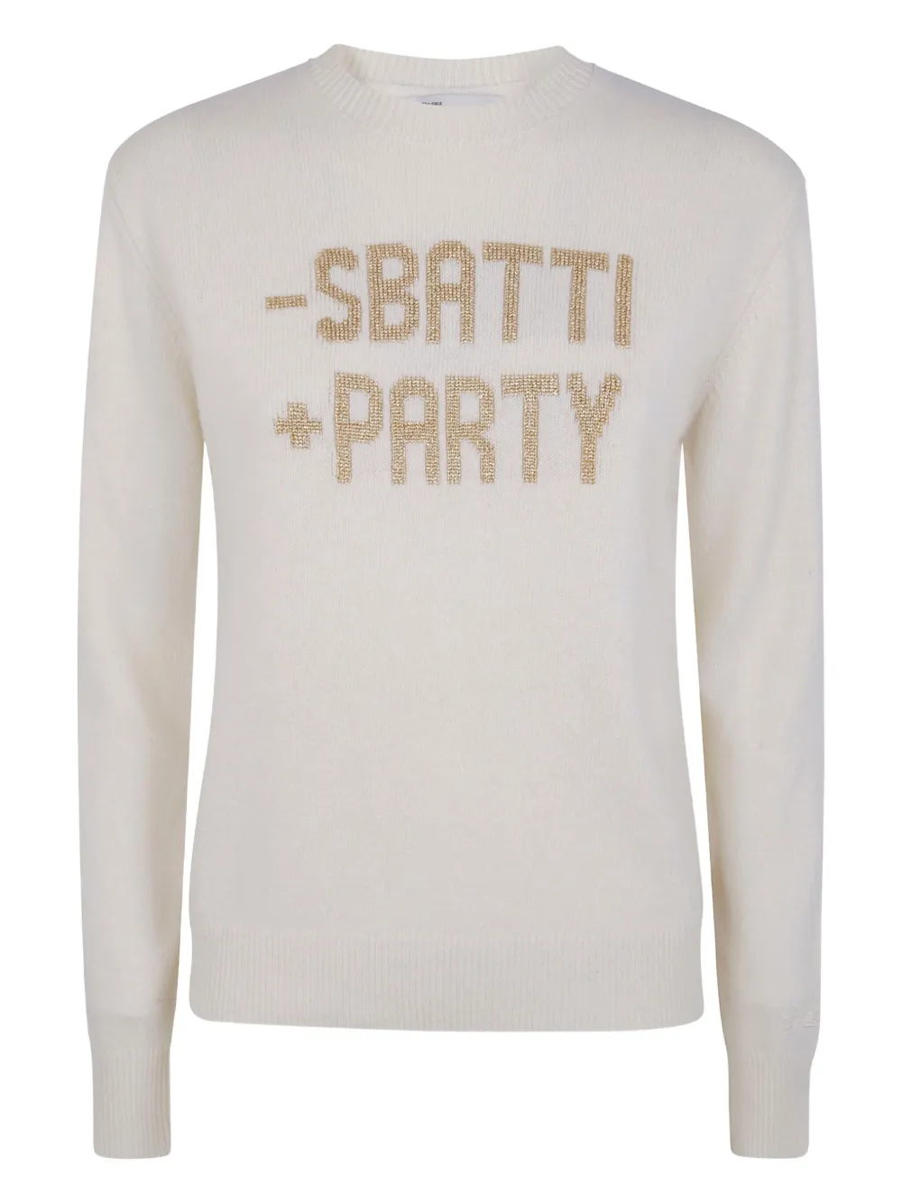 Mc2 Saint Barth Sbatti Party Sweater In Neutral
