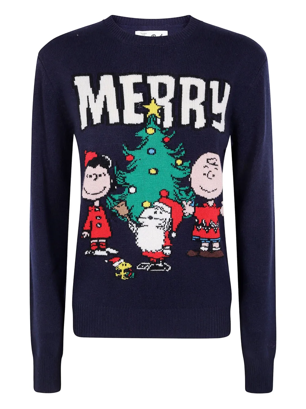 Mc2 Saint Barth Peanuts Christmas Sweater In Blue
