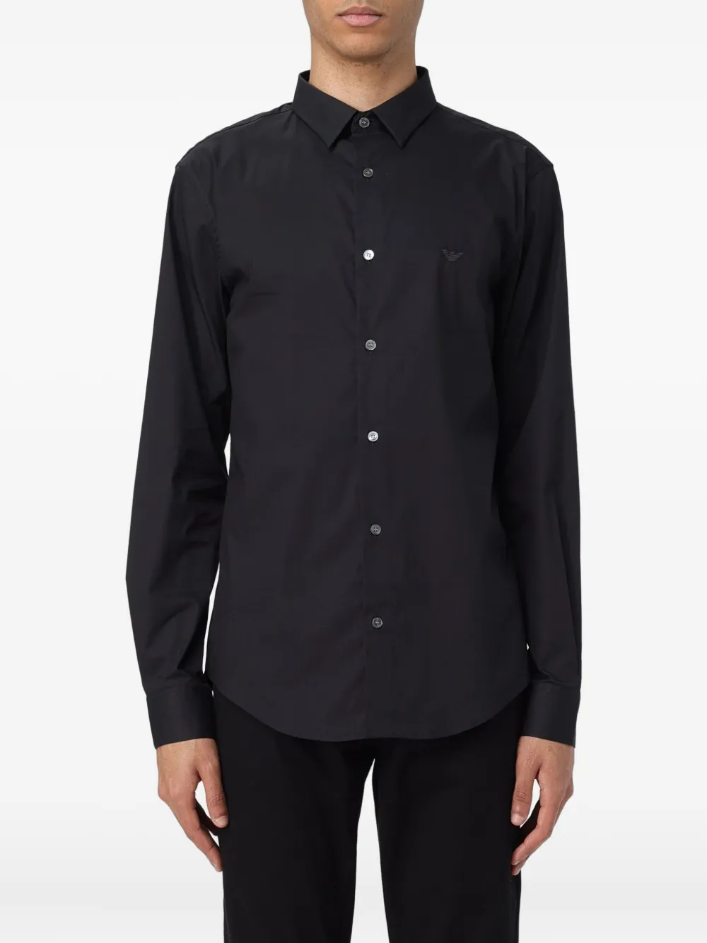 Giorgio Armani camisa con botones | negro | Image 1