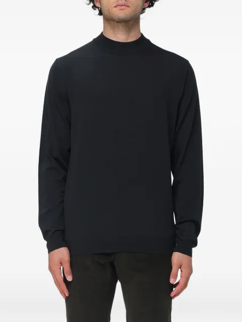 Zanone ribbed-trim sweater