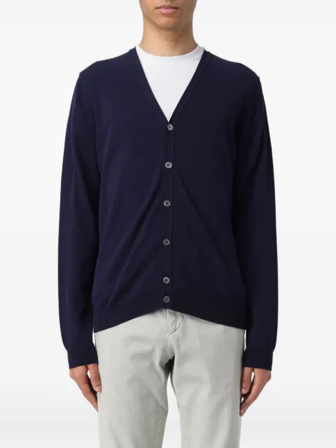 Zanone V-neck buttoned cardigan