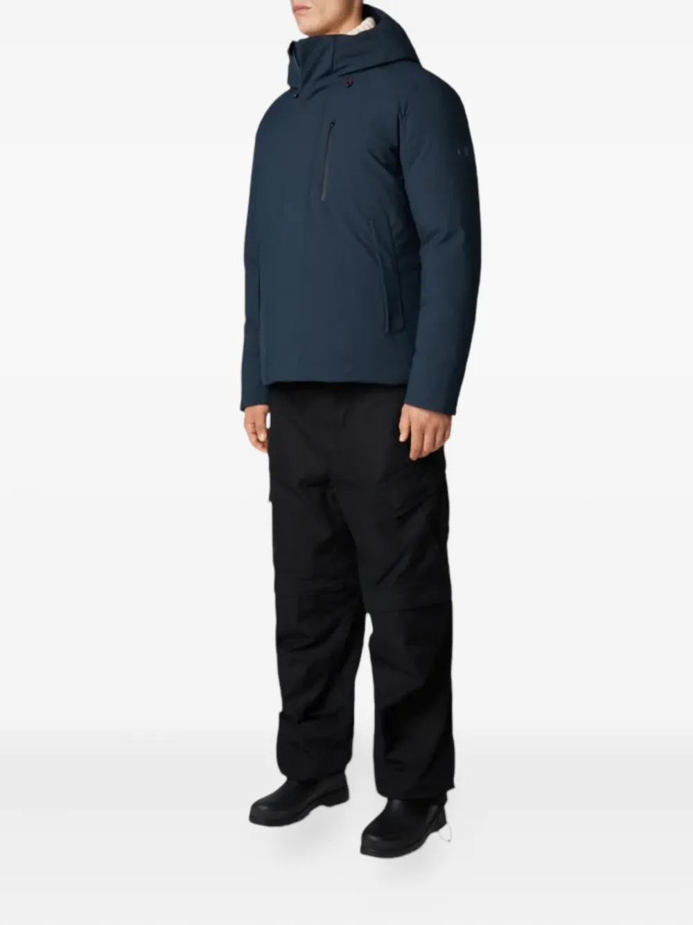 Save The Duck Ulmus Hooded Jacket In Blue