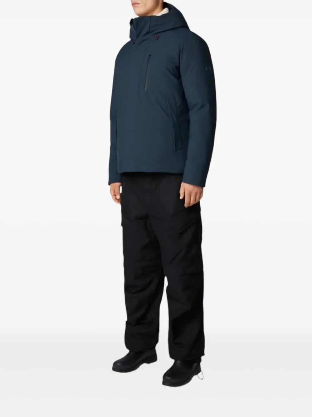 Save The Duck Ulmus jack met capuchon Blauw