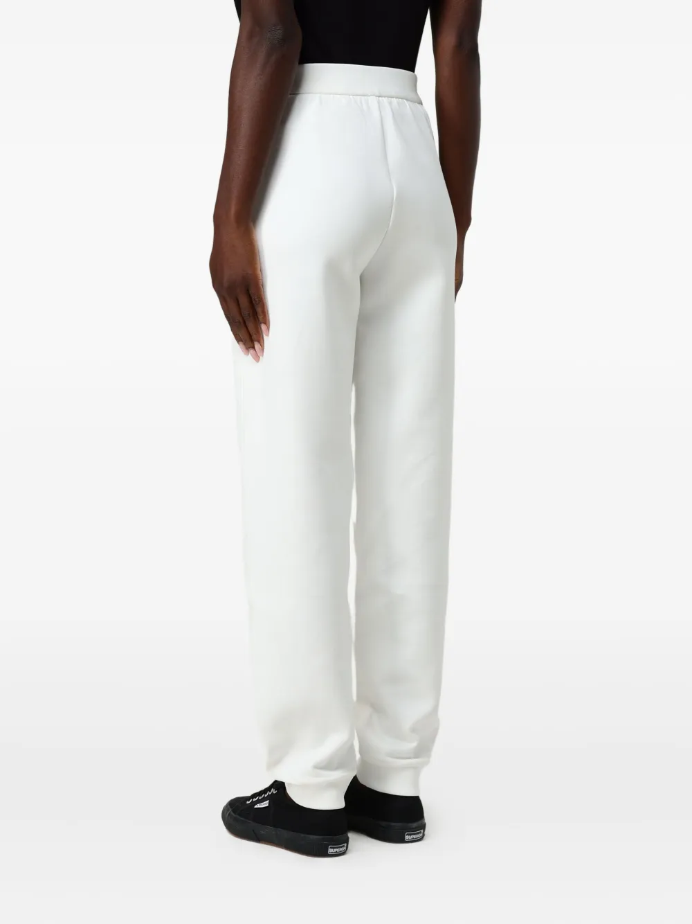 Emporio Armani side stripe track pants - Wit