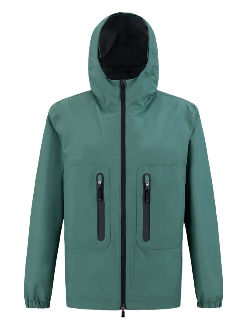 Herno zip hooded jacket | Green | Image 1