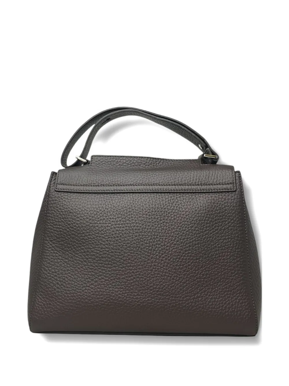 Orciani medium Sveva flap leather shoulder bag - Bruin