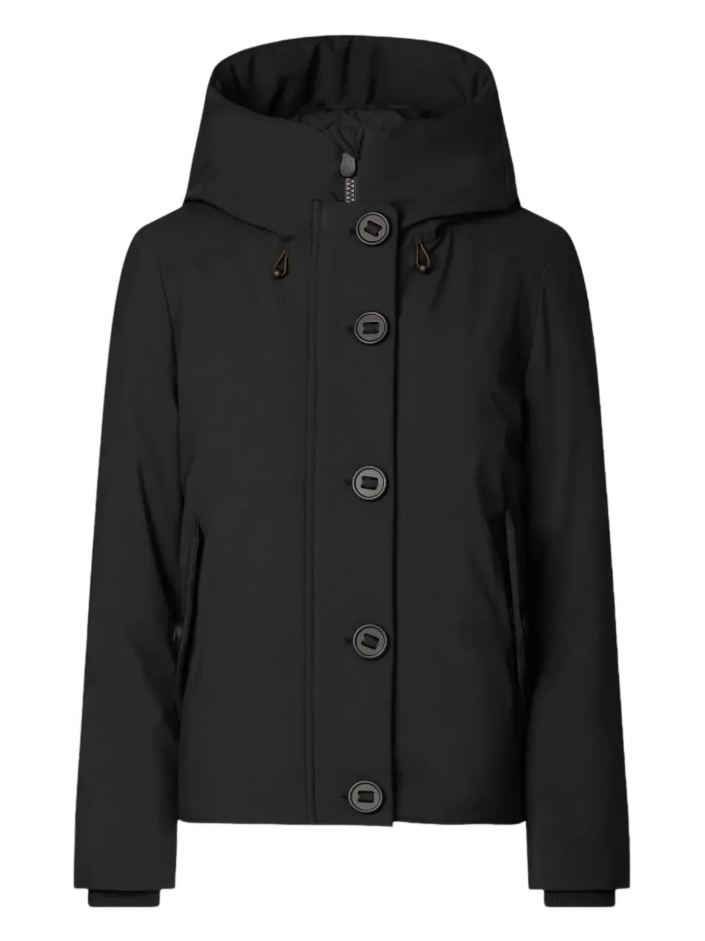 Save The Duck Shanon button hooded jacket | noir | Image 1