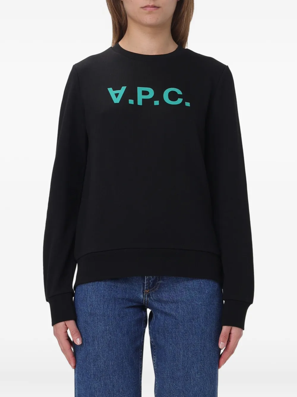 A.P.C. sudadera con logo | negro | Image 1