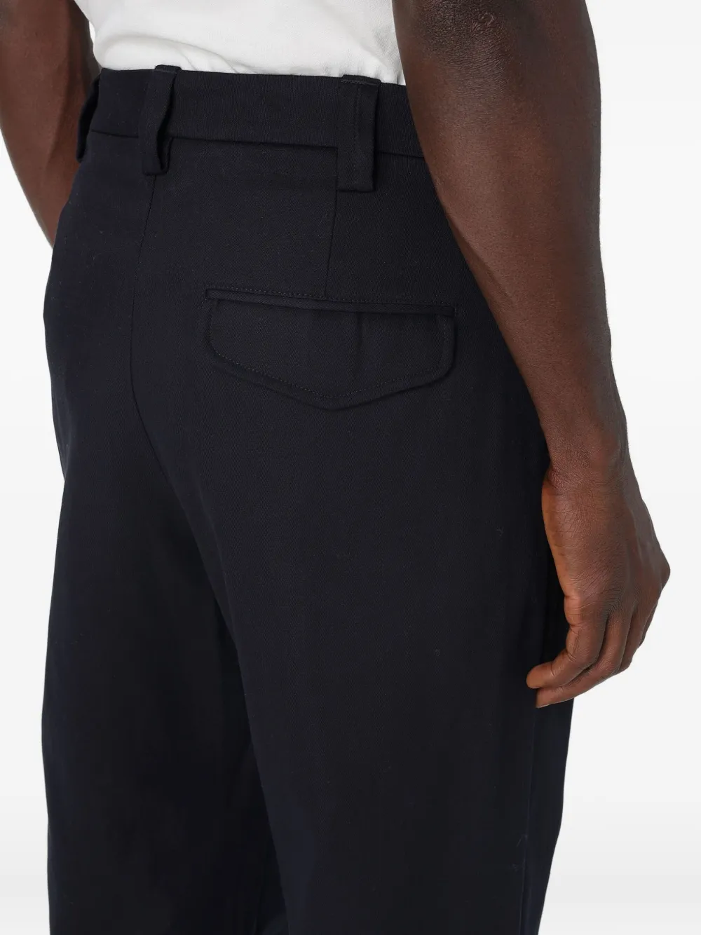 Apc Renato Pleated Trousers In Blue