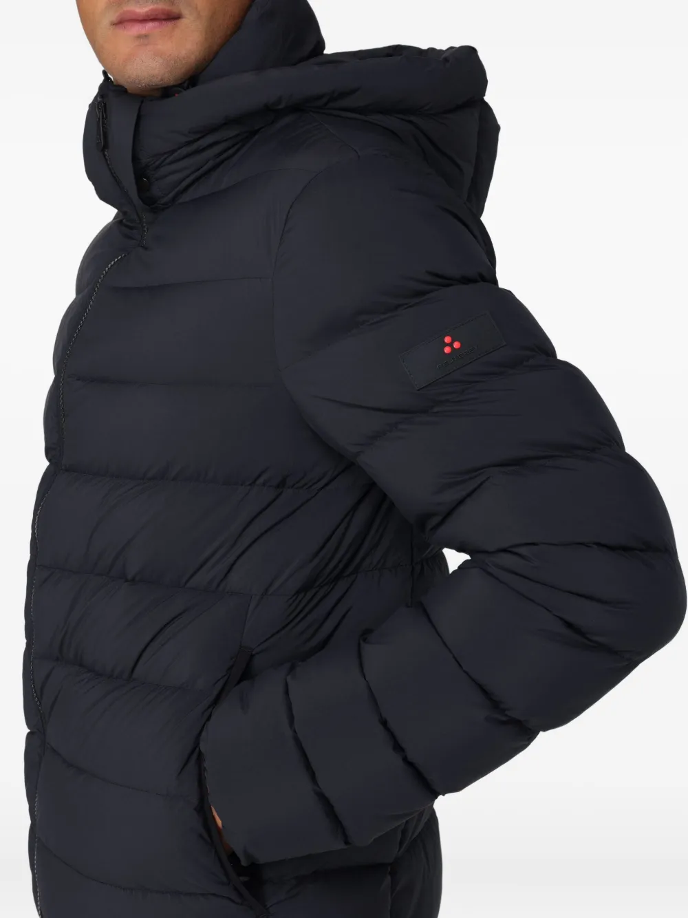 Peuterey Boggs jas met capuchon Zwart