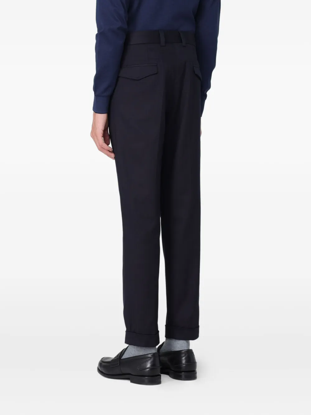 Paolo Pecora pleat-detail tapered trousers | Tailored Pants | Image 2