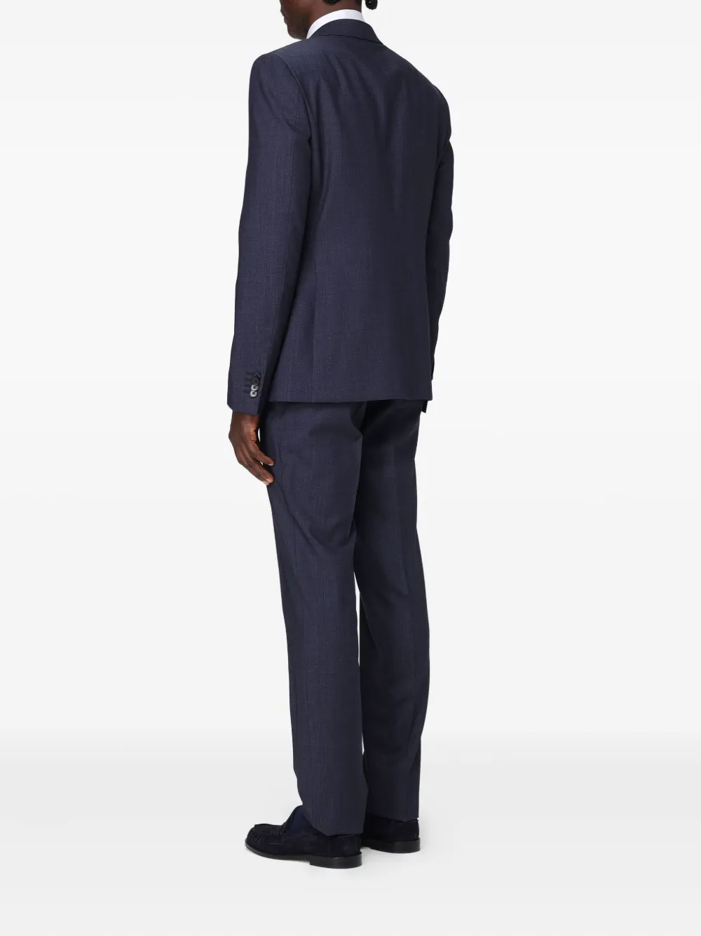 Zegna Wollen pak Blauw