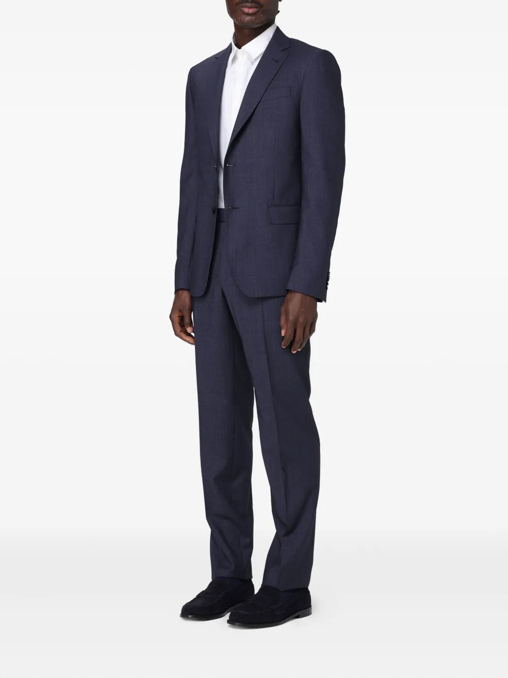 Zegna Wollen pak Blauw