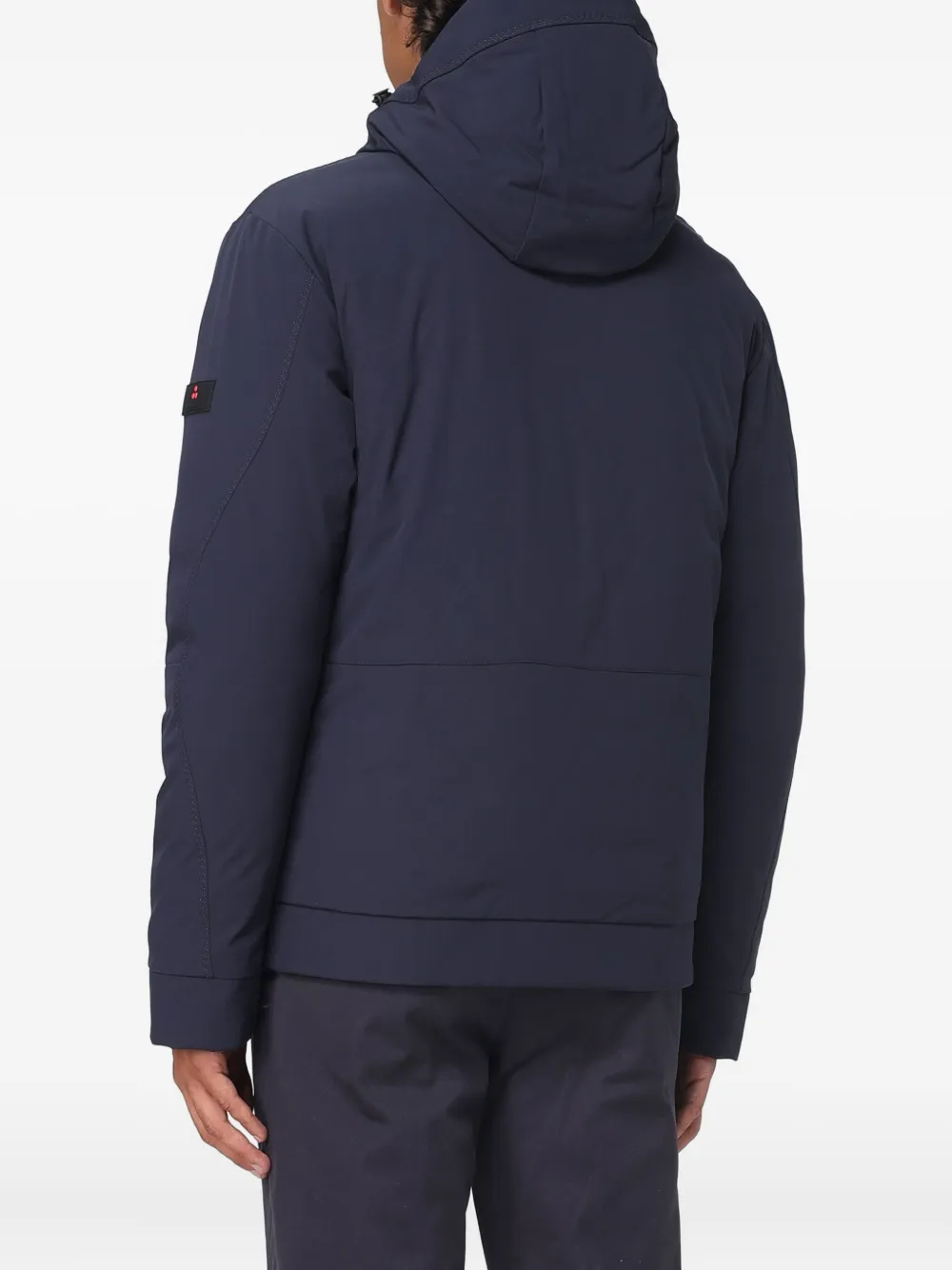 Peuterey Hooded Zip-up Jacket In Blue