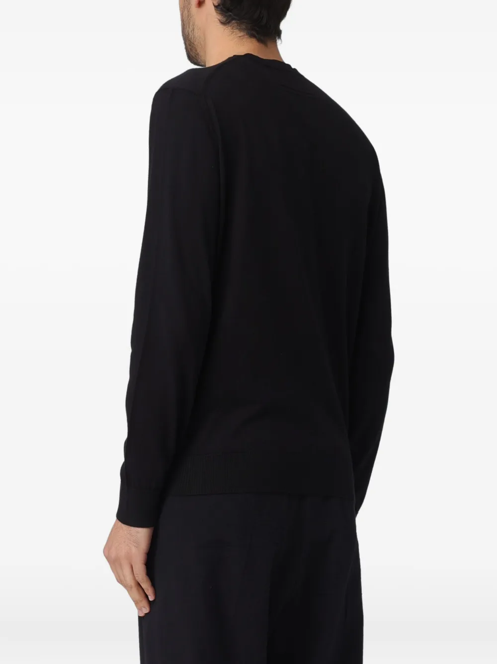 Zegna Katoenen trui - Zwart