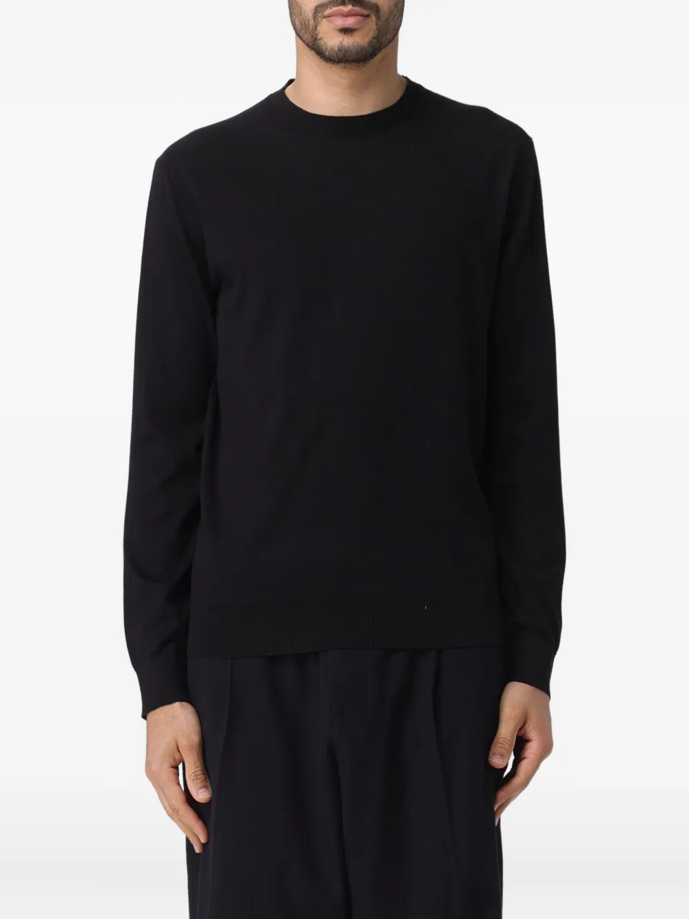 Zegna suéter de algodón | negro | Image 1