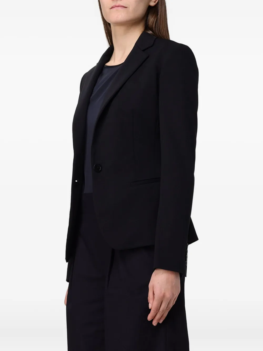 Dondup Single-breasted Blazer In Black