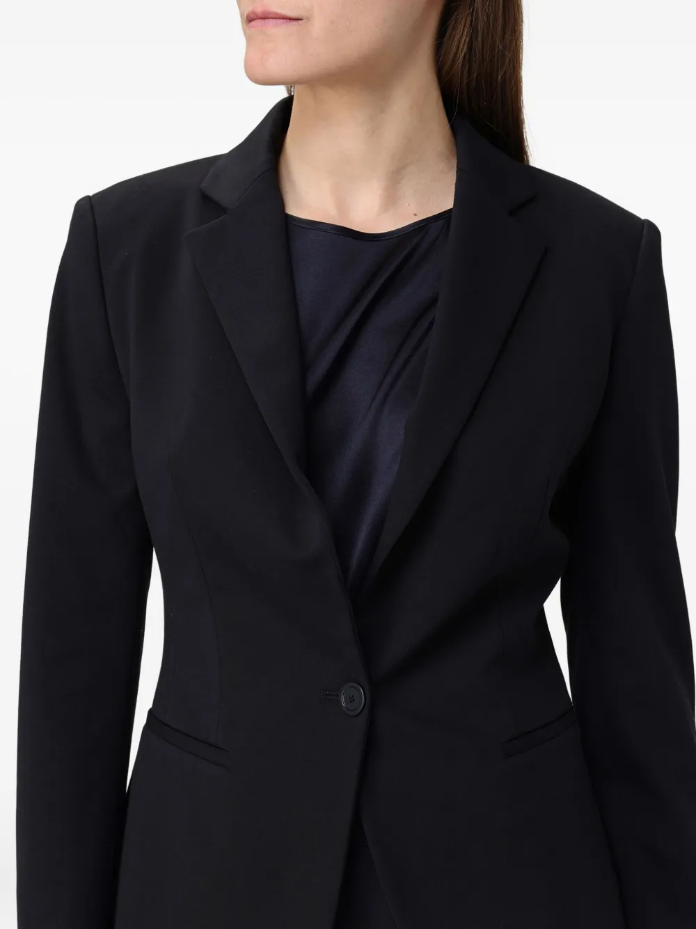 Dondup Single-breasted Blazer In Black
